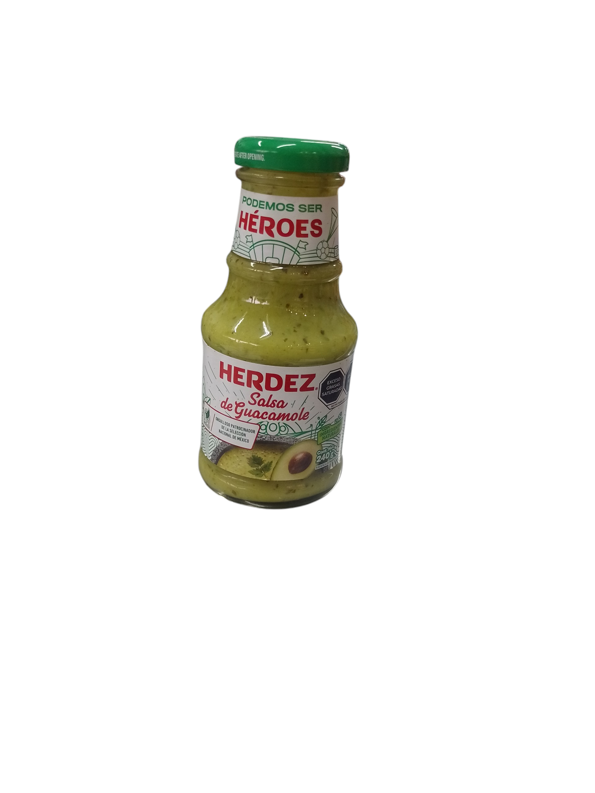 Herdez salsa tipo guacamole 240g - Producto de Abarrotes Varios en Super La Bodeguita